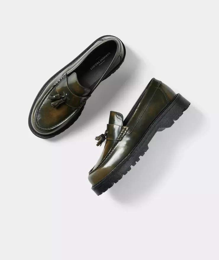 Garment Project Pete Loafer Dark Green Schuhe Herren dunkelgrün